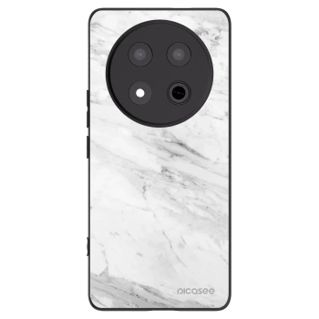 Picasee fekete szilikon tok az alábbi mobiltelefonokra Honor Magic7 Lite 5G - White marble