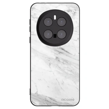 Picasee fekete szilikon tok az alábbi mobiltelefonokra Honor Magic7 Pro 5G - White marble