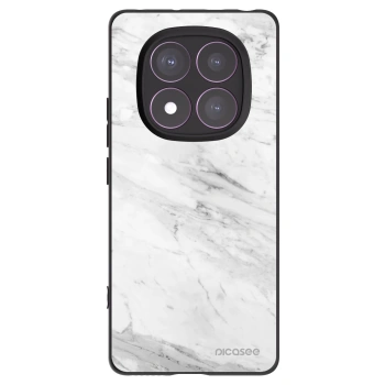 Picasee fekete szilikon tok az alábbi mobiltelefonokra Xiaomi Redmi Note 14 Pro 4G - White marble