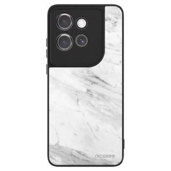Szilikon tok erre a típusra Motorola Edge 50 Neo - White marble