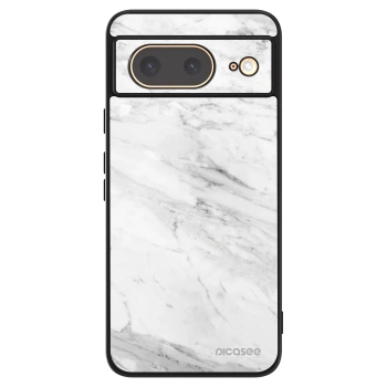 Szilikon tok erre a típusra Google Pixel 8 - White marble