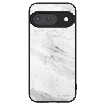 Szilikon tok erre a típusra Google Pixel 9 - White marble