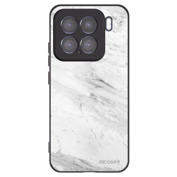 Picasee fekete szilikon tok az alábbi mobiltelefonokra Xiaomi 15 - White marble