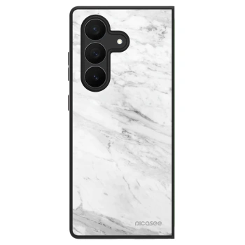 Szilikon tok erre a típusra Samsung Galaxy Z Fold7 5G - White marble