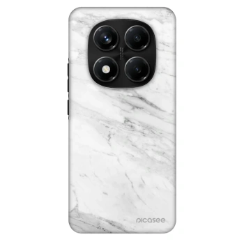 Szilikon tok erre a típusra Xiaomi Redmi Note 14 Pro+ 5G - White marble