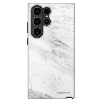 Szilikon tok erre a típusra Samsung Galaxy S22 Ultra 5G - White marble