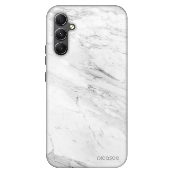 Szilikon tok erre a típusra Samsung Galaxy A34 5G A346B - White marble