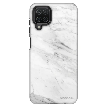 Szilikon tok erre a típusra Samsung Galaxy A12 A125F - White marble