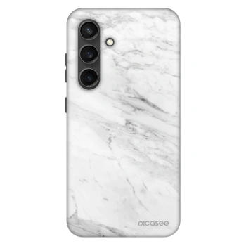 Szilikon tok erre a típusra Samsung Galaxy S24+ S926B 5G - White marble