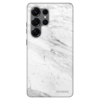 Szilikon tok erre a típusra Samsung Galaxy S25 Ultra 5G - White marble