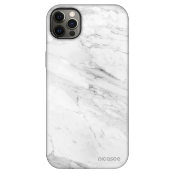 Szilikon tok erre a típusra Apple iPhone 12 Pro Max - White marble