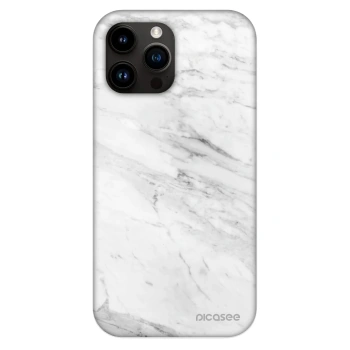 Szilikon tok erre a típusra Apple iPhone 13 Pro Max - White marble