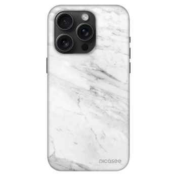 Szilikon tok erre a típusra Apple iPhone 15 Pro - White marble