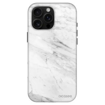 Szilikon tok erre a típusra Apple iPhone 16 Pro Max - White marble