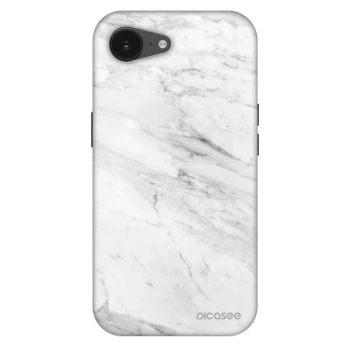 Szilikon tok erre a típusra Apple iPhone 16e - White marble