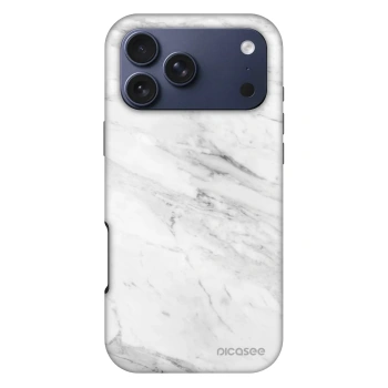 Szilikon tok erre a típusra Apple iPhone 17 Pro Max - White marble