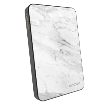 Powerbank MagSafe 5 000 mAh Szürke - White marble