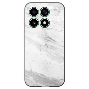 Picasee fekete szilikon tok az alábbi mobiltelefonokra Xiaomi 17 - White marble