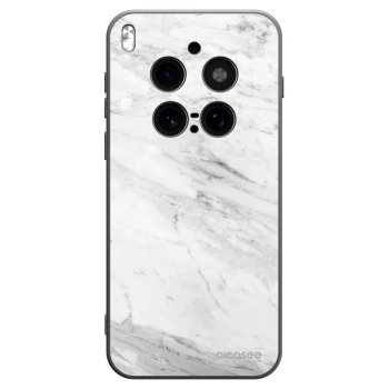 Picasee fekete szilikon tok az alábbi mobiltelefonokra Vivo X300 Pro - White marble