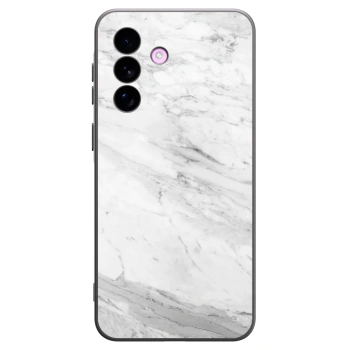 Picasee fekete szilikon tok az alábbi mobiltelefonokra Samsung Galaxy A57 5G - White marble