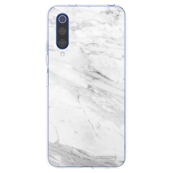 Picasee átlátszó szilikon tok az alábbi mobiltelefonokra Xiaomi Mi 9 SE - White marble