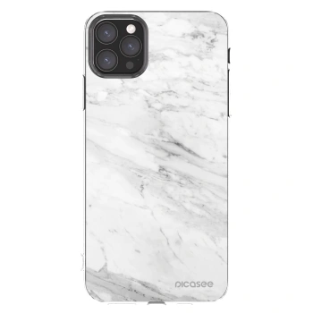 Picasee átlátszó szilikon tok az alábbi mobiltelefonokra Apple iPhone 11 Pro Max - White marble