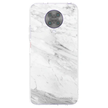 Picasee átlátszó szilikon tok az alábbi mobiltelefonokra Xiaomi Poco F2 Pro - White marble