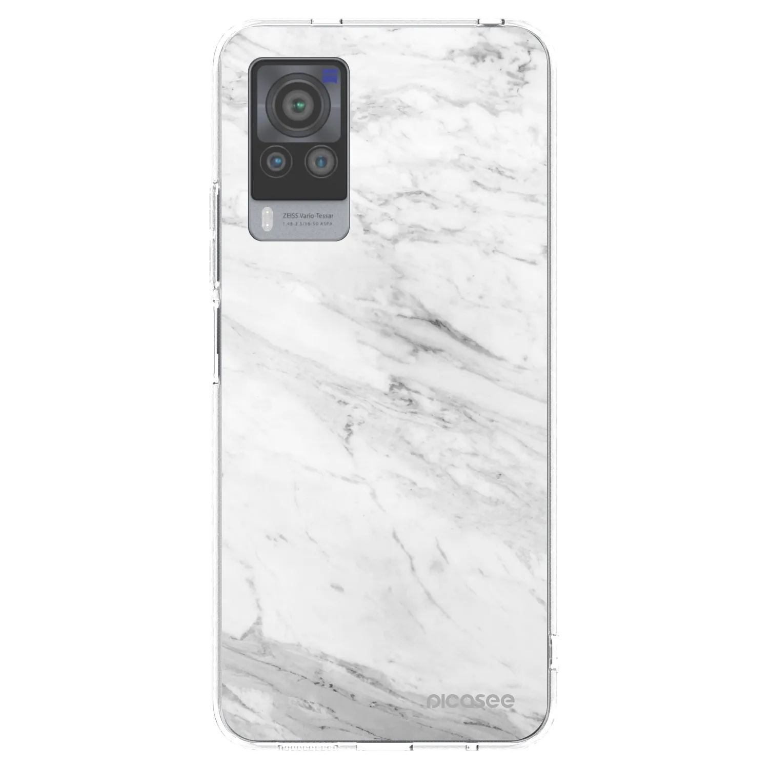 Picasee átlátszó szilikon tok az alábbi mobiltelefonokra Vivo X60 Pro 5G - White marble