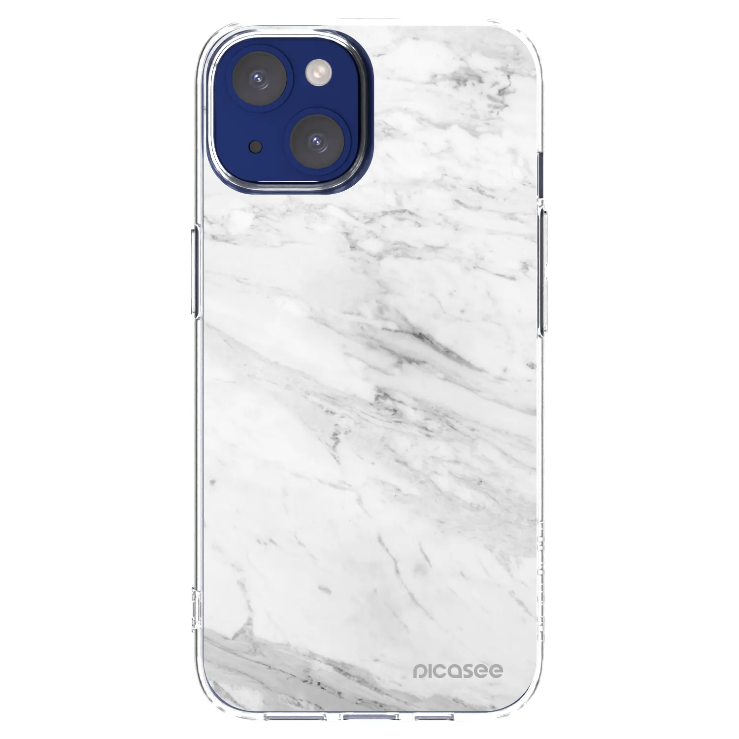 Picasee átlátszó szilikon tok az alábbi mobiltelefonokra Apple iPhone 14 - White marble