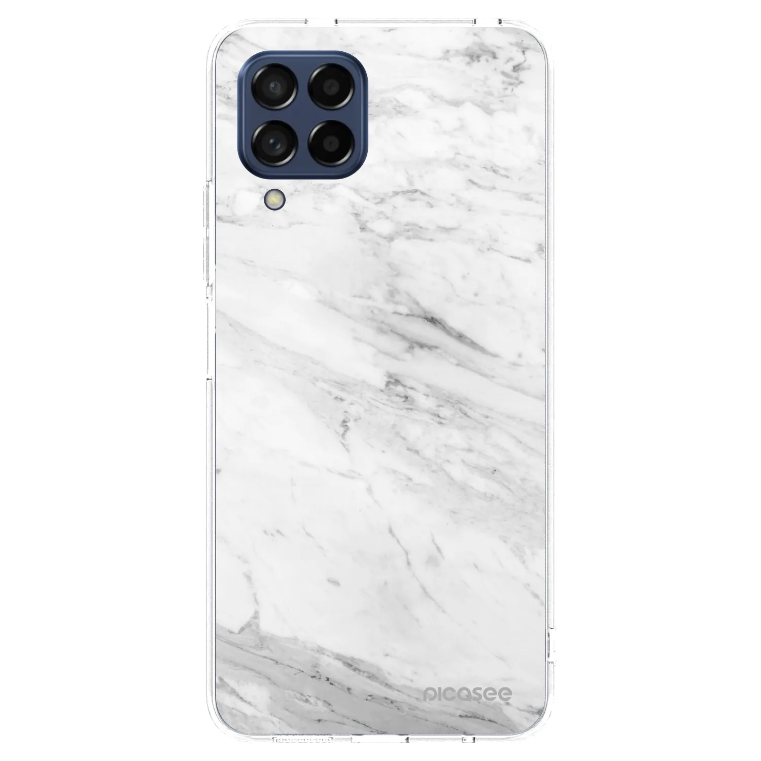 Picasee átlátszó szilikon tok az alábbi mobiltelefonokra Samsung Galaxy M53 5G - White marble