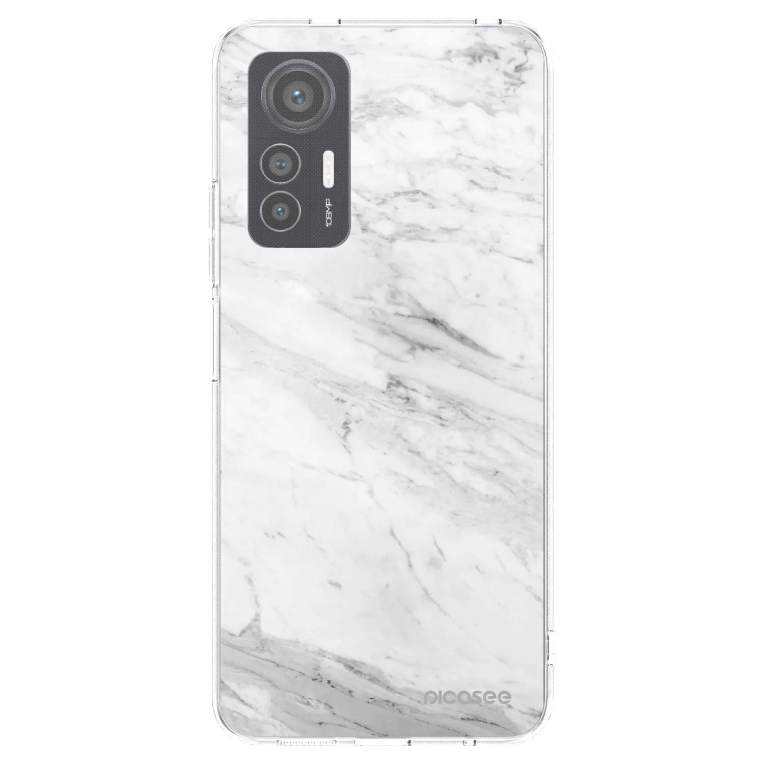 Picasee átlátszó szilikon tok az alábbi mobiltelefonokra Xiaomi 12 Lite - White marble