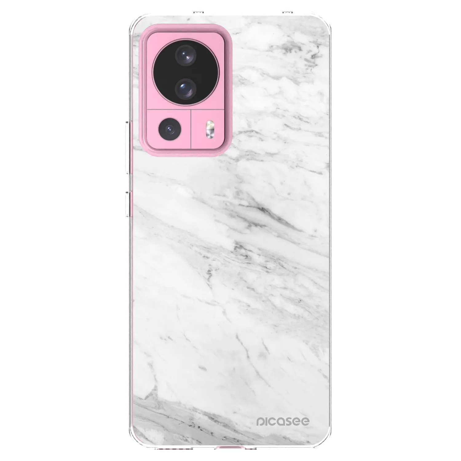 Picasee átlátszó szilikon tok az alábbi mobiltelefonokra Xiaomi 13 Lite - White marble