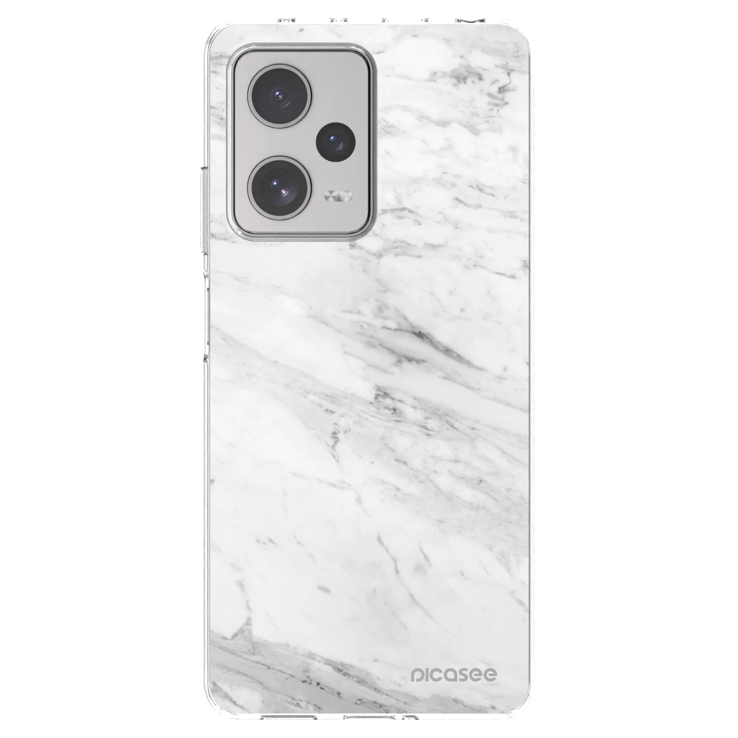 Picasee átlátszó szilikon tok az alábbi mobiltelefonokra Xiaomi Redmi Note 12 Pro+ 5G - White marble