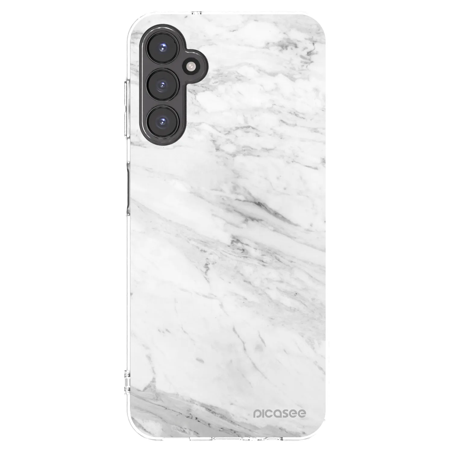 Picasee átlátszó szilikon tok az alábbi mobiltelefonokra Samsung Galaxy A14 4G A145R - White marble