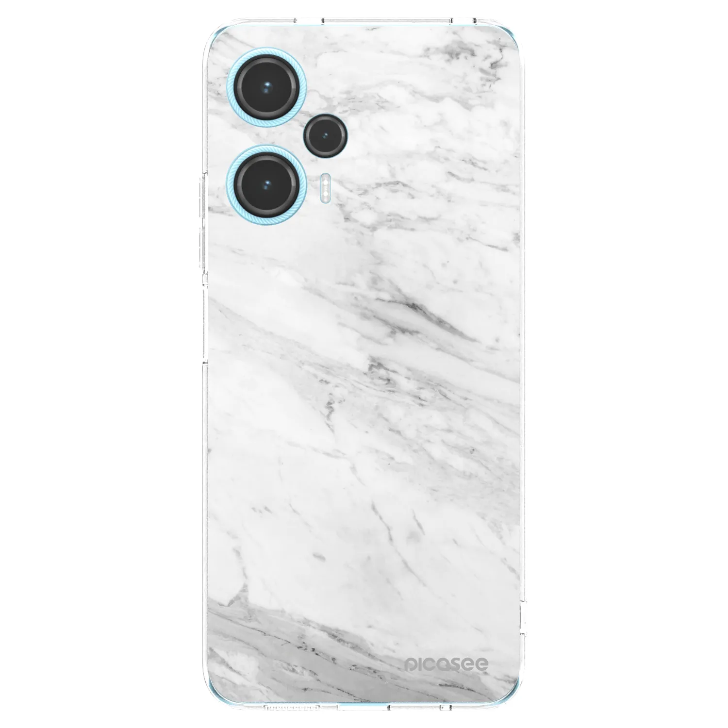Picasee átlátszó szilikon tok az alábbi mobiltelefonokra Xiaomi Poco F5 - White marble