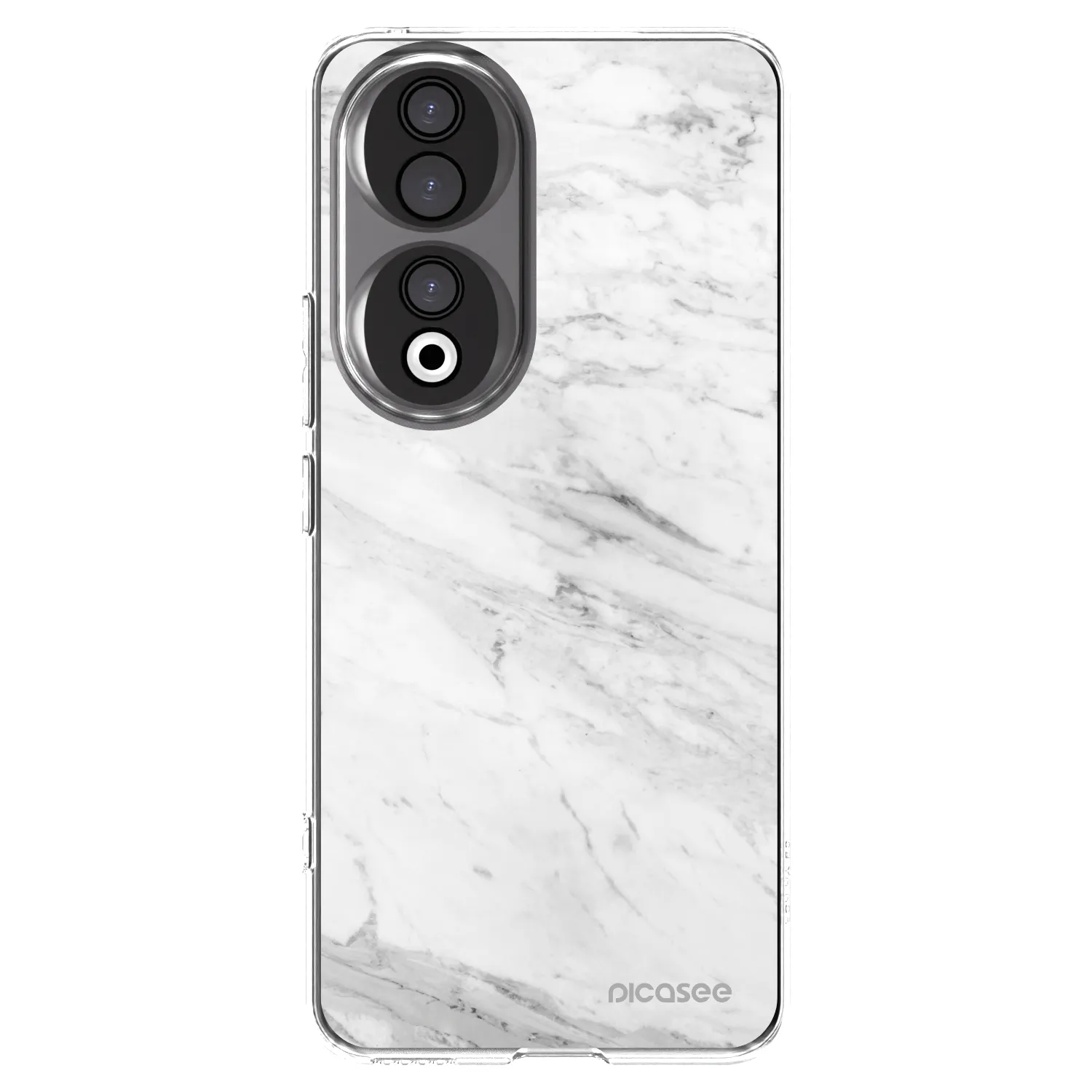 Picasee átlátszó szilikon tok az alábbi mobiltelefonokra Honor 90 5G - White marble