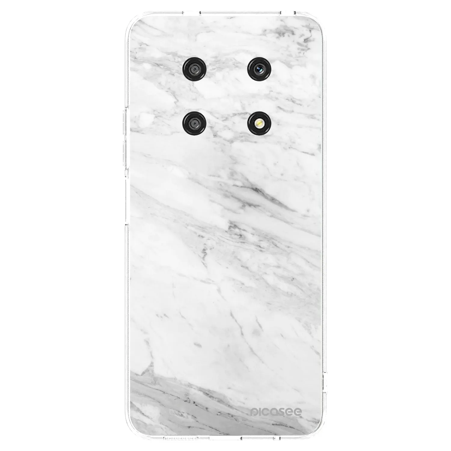 Picasee átlátszó szilikon tok az alábbi mobiltelefonokra Honor Magic4 Lite 5G - White marble