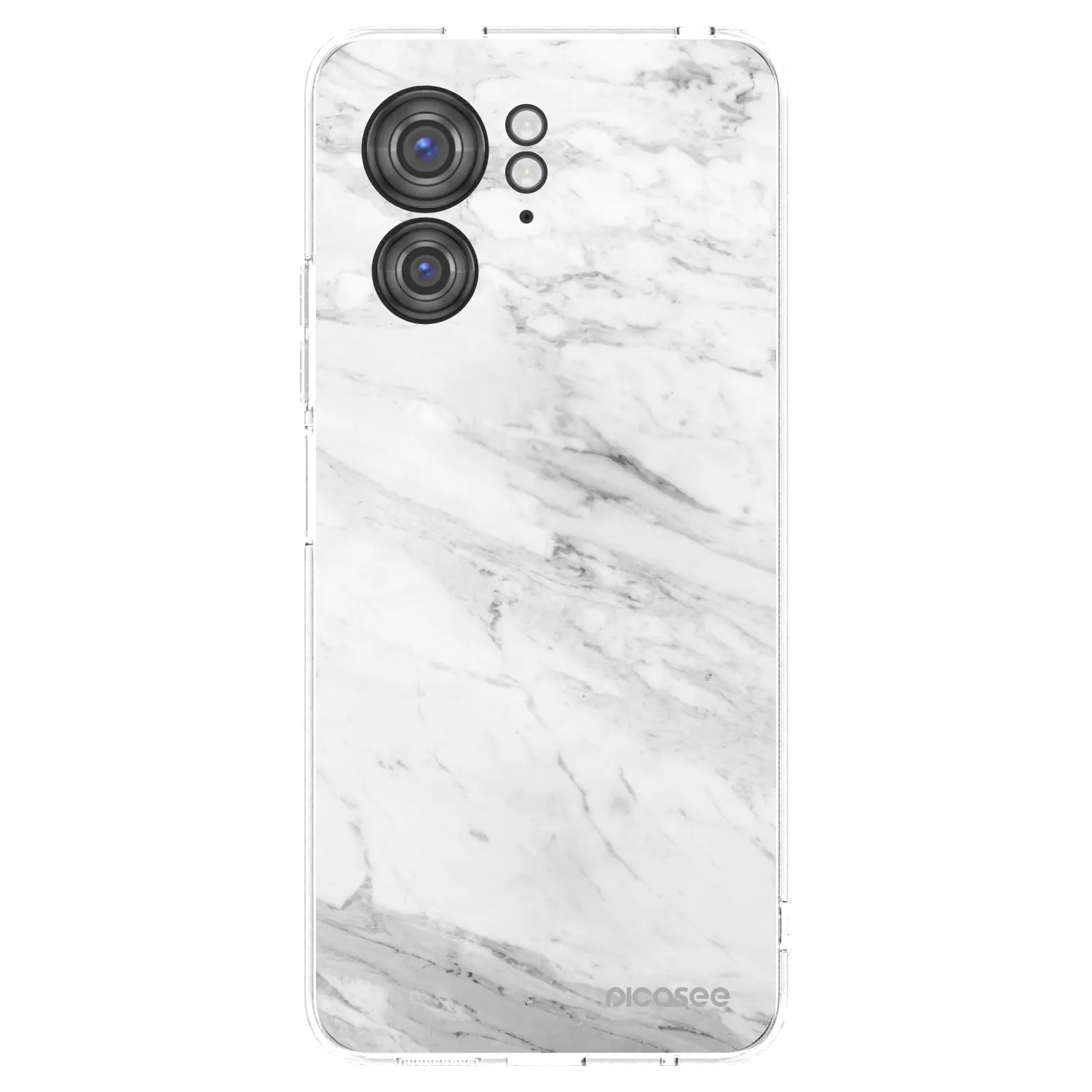 Picasee átlátszó szilikon tok az alábbi mobiltelefonokra Motorola Edge 40 - White marble