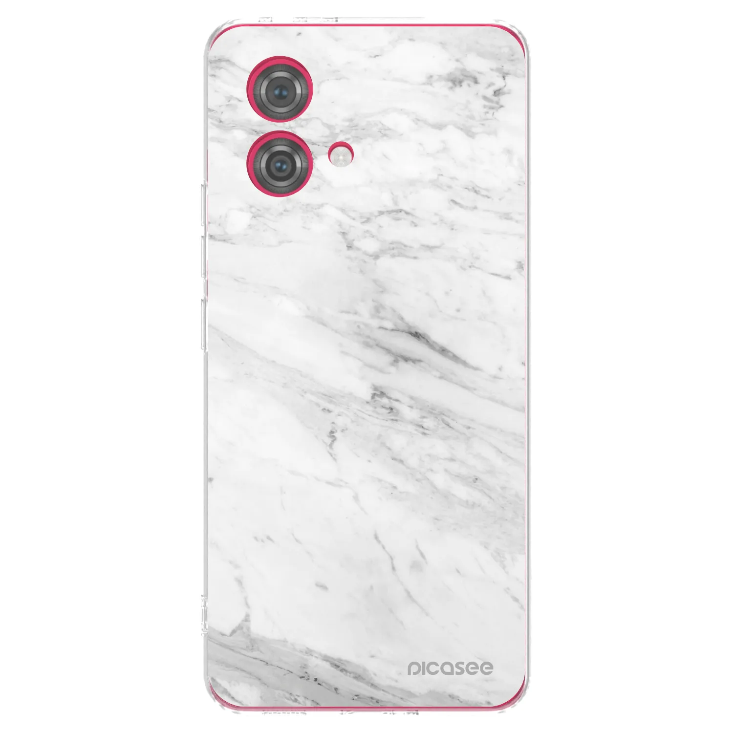 Picasee átlátszó szilikon tok az alábbi mobiltelefonokra Motorola Moto G84 5G - White marble