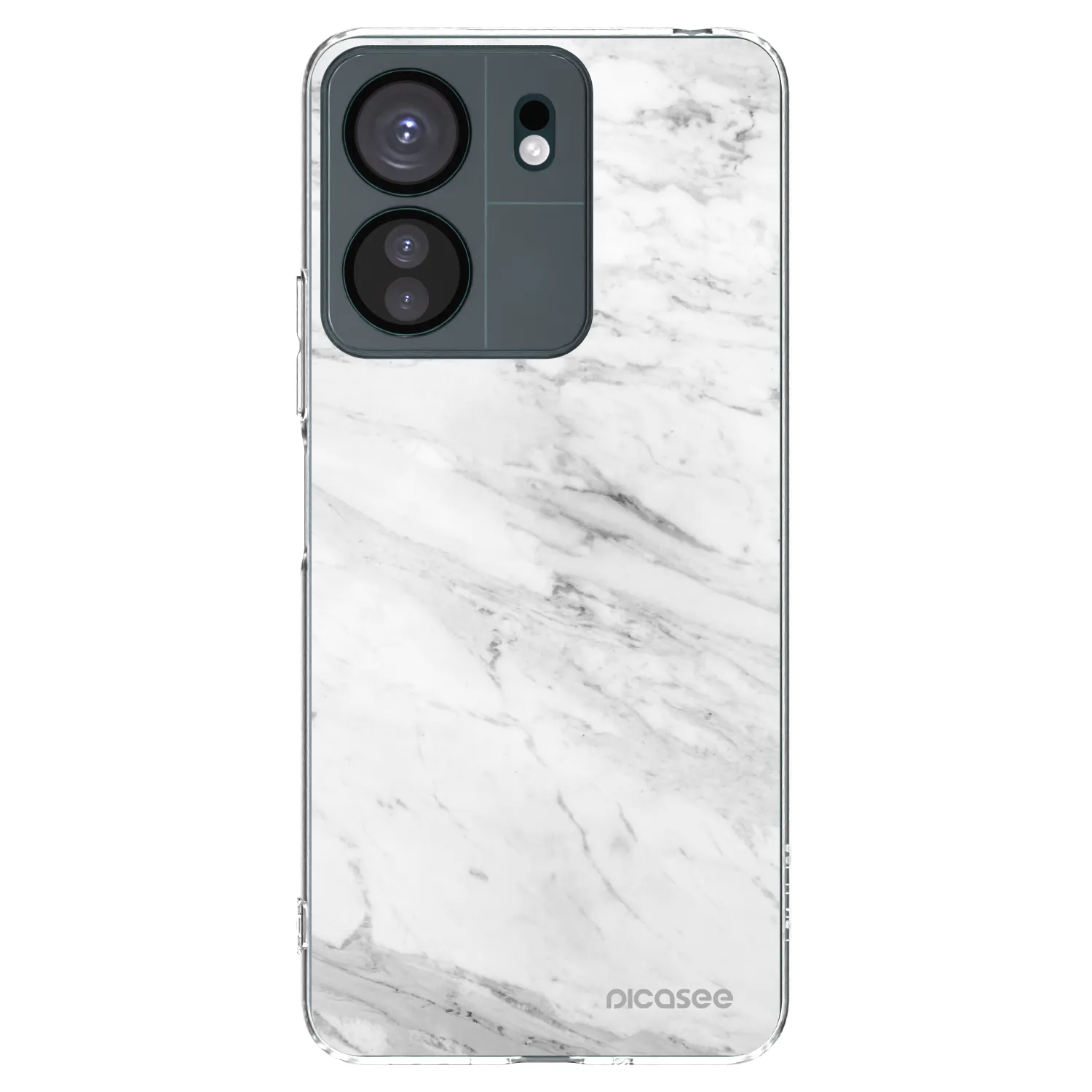Picasee átlátszó szilikon tok az alábbi mobiltelefonokra Xiaomi Redmi 13C 4G - White marble