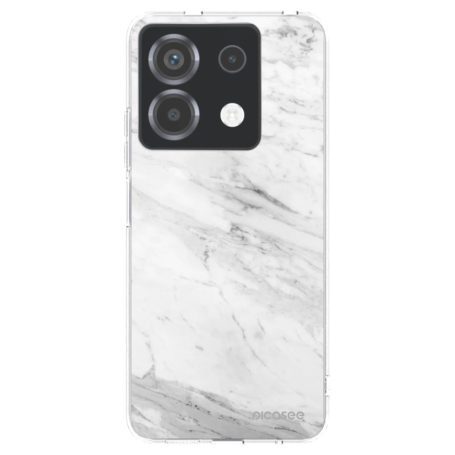 Picasee átlátszó szilikon tok az alábbi mobiltelefonokra Xiaomi Poco X6 - White marble
