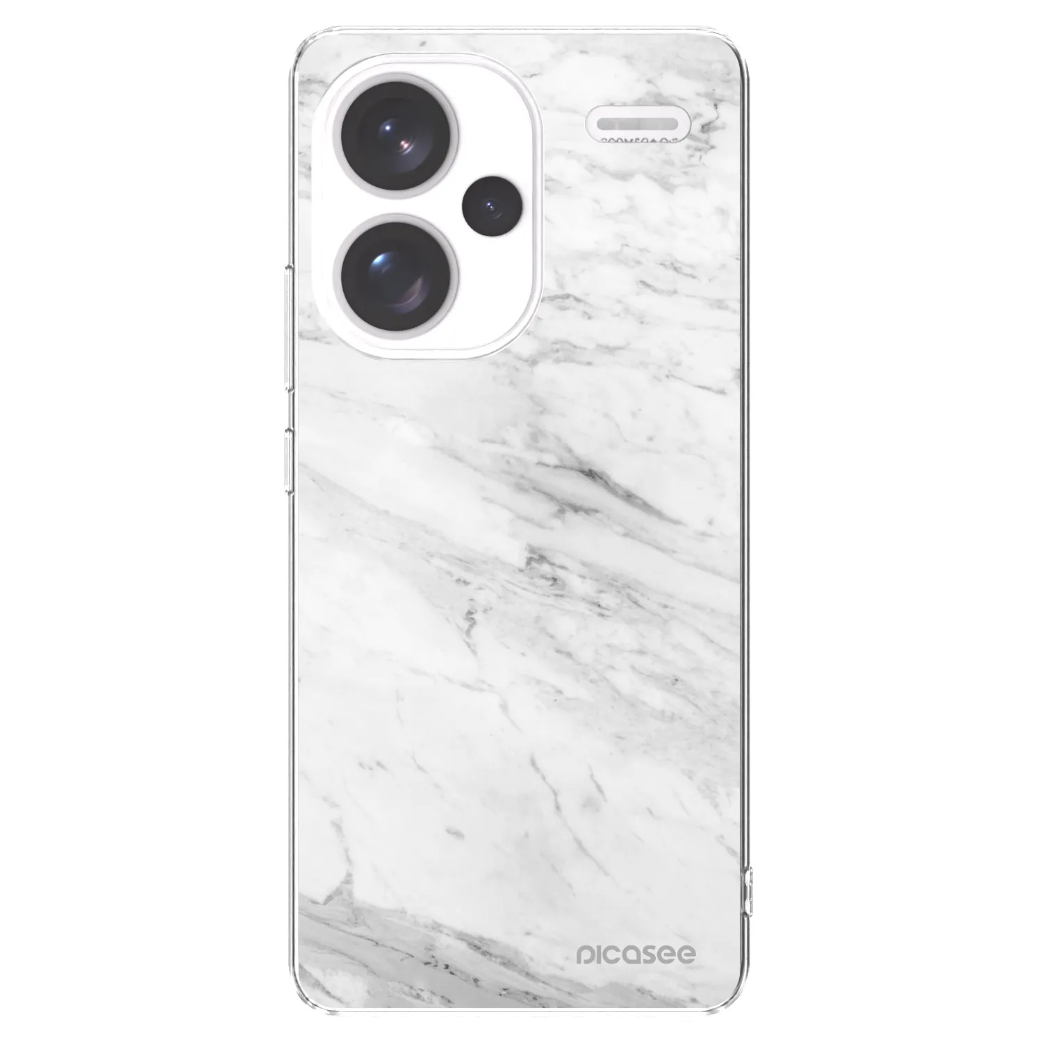 Picasee átlátszó szilikon tok az alábbi mobiltelefonokra Xiaomi Redmi Note 13 Pro+ 5G - White marble