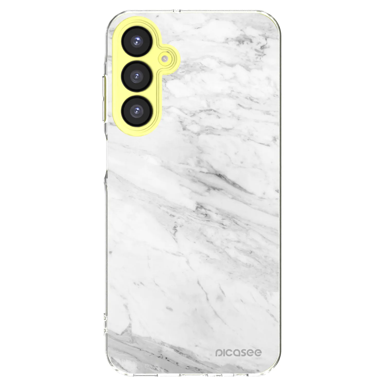Picasee átlátszó szilikon tok az alábbi mobiltelefonokra Samsung Galaxy A25 A256B 5G - White marble