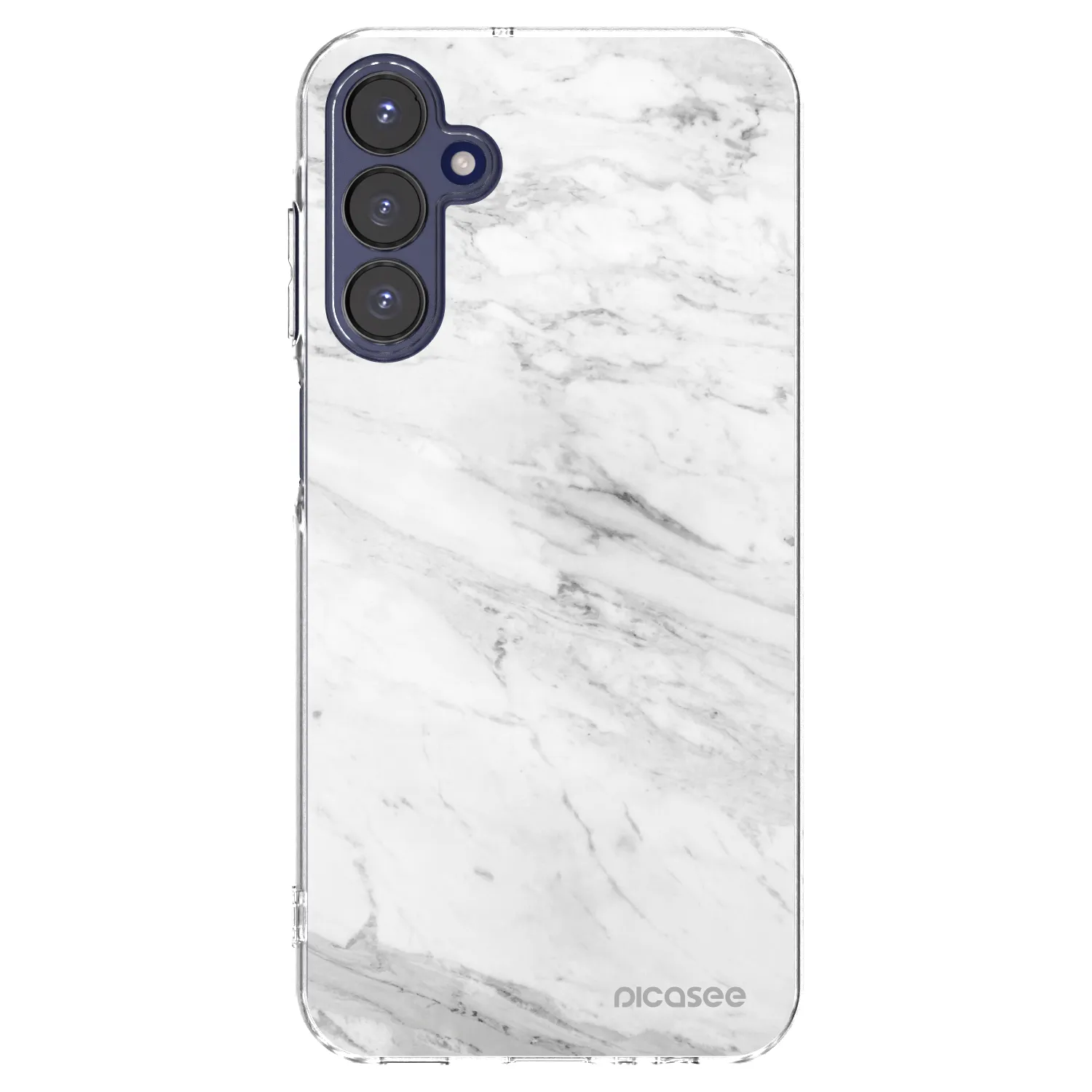 Picasee átlátszó szilikon tok az alábbi mobiltelefonokra Samsung Galaxy A15 A155F 4G - White marble