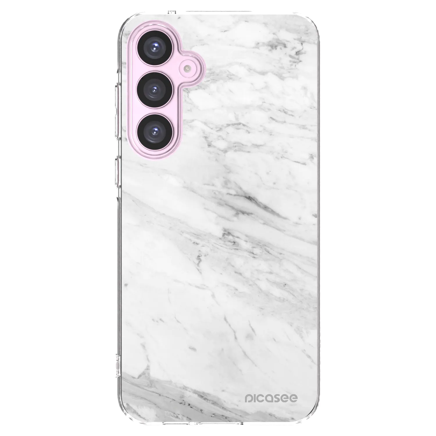 Picasee átlátszó szilikon tok az alábbi mobiltelefonokra Samsung Galaxy A55 5G A556B - White marble