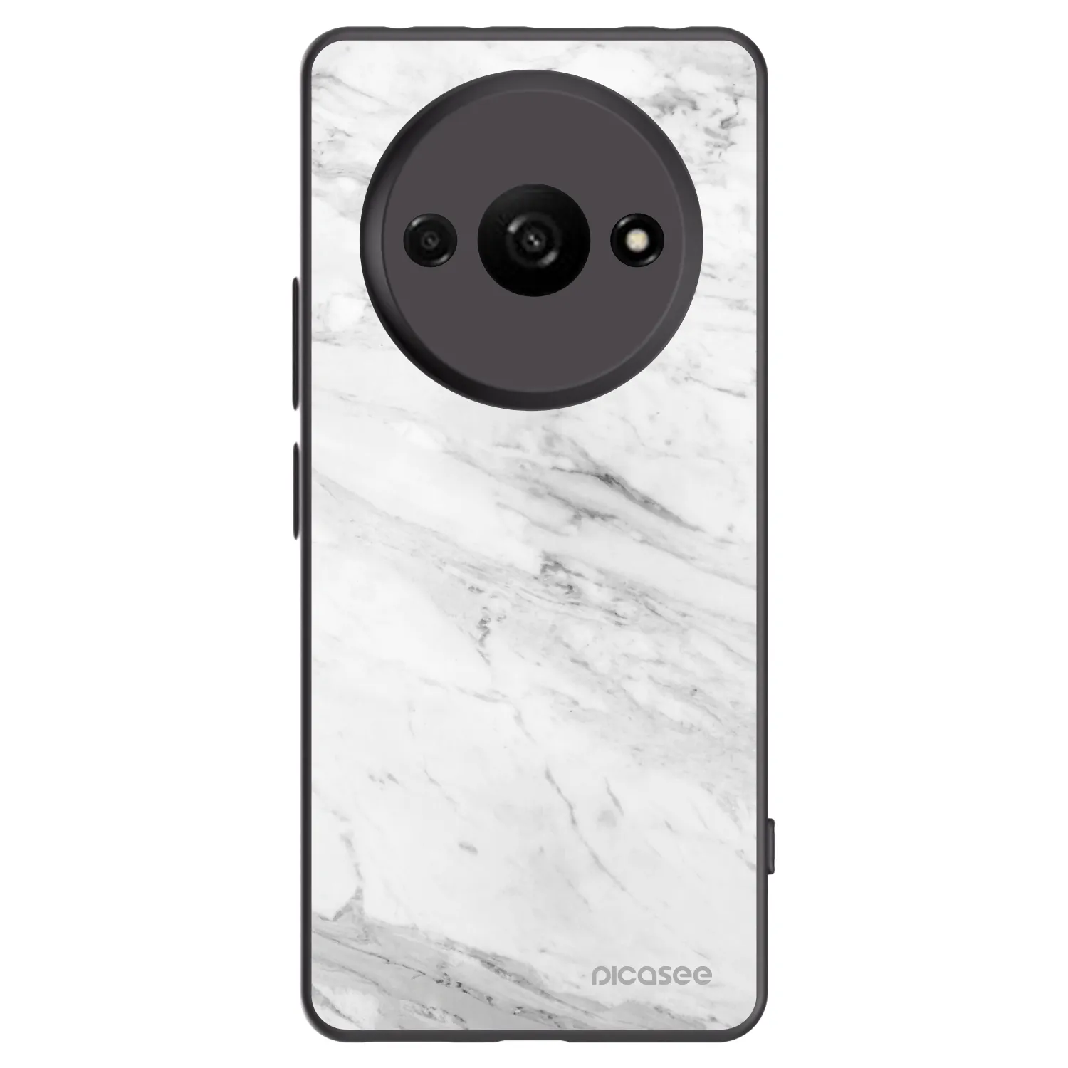Picasee fekete szilikon tok az alábbi mobiltelefonokra Xiaomi Redmi A3 - White marble