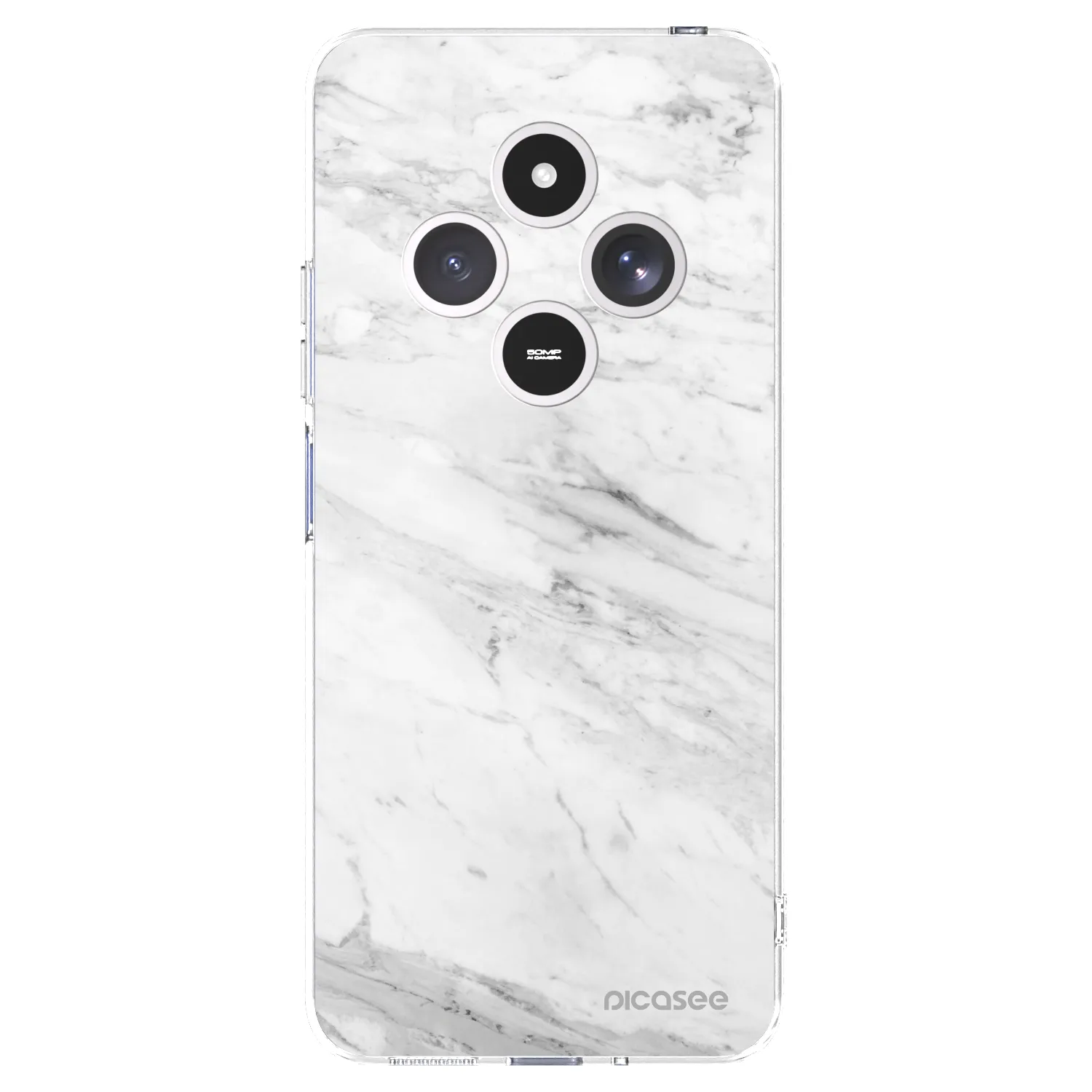 Picasee átlátszó szilikon tok az alábbi mobiltelefonokra Xiaomi Redmi 14C - White marble