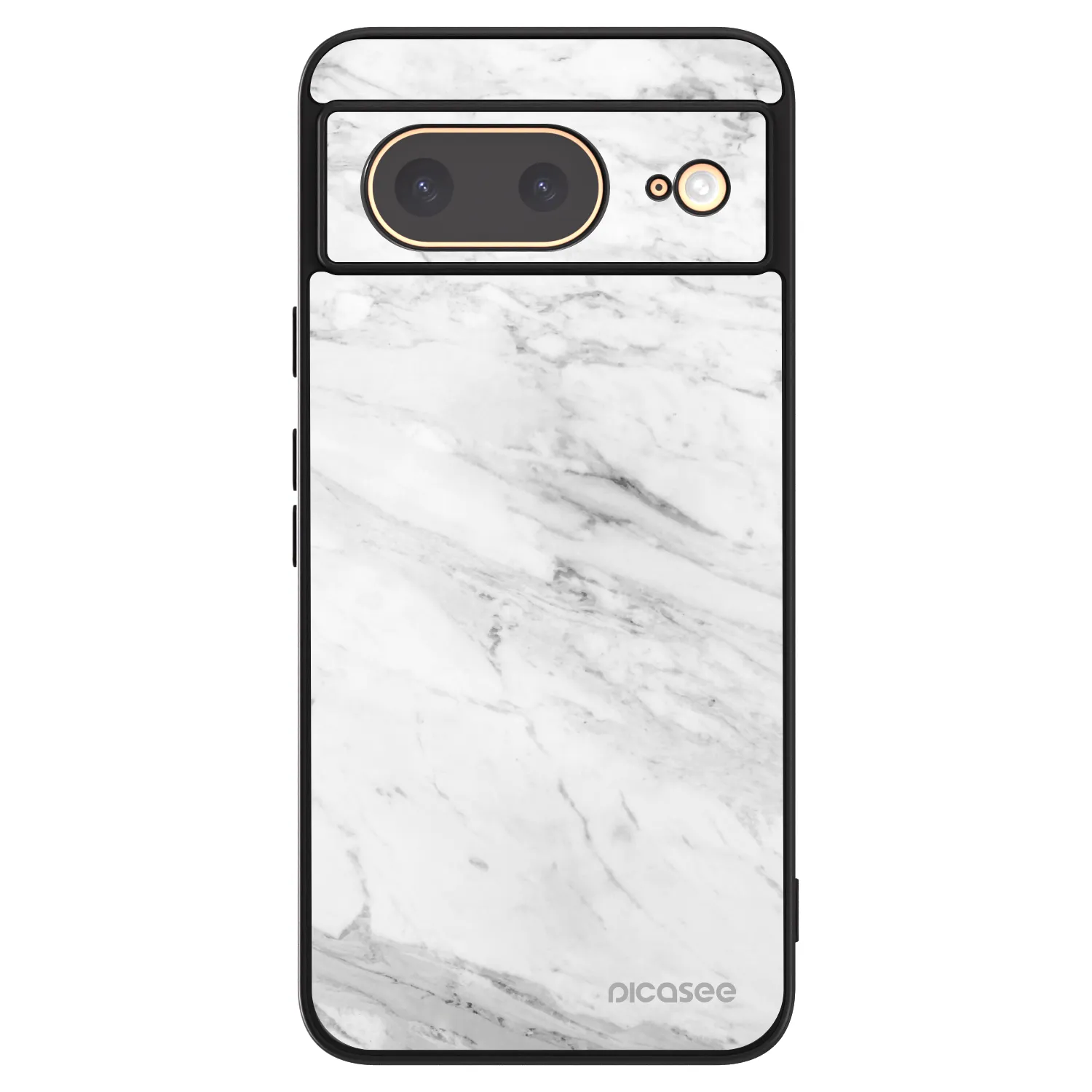 Picasee ULTIMATE CASE Google Pixel 8 - készülékre - White marble