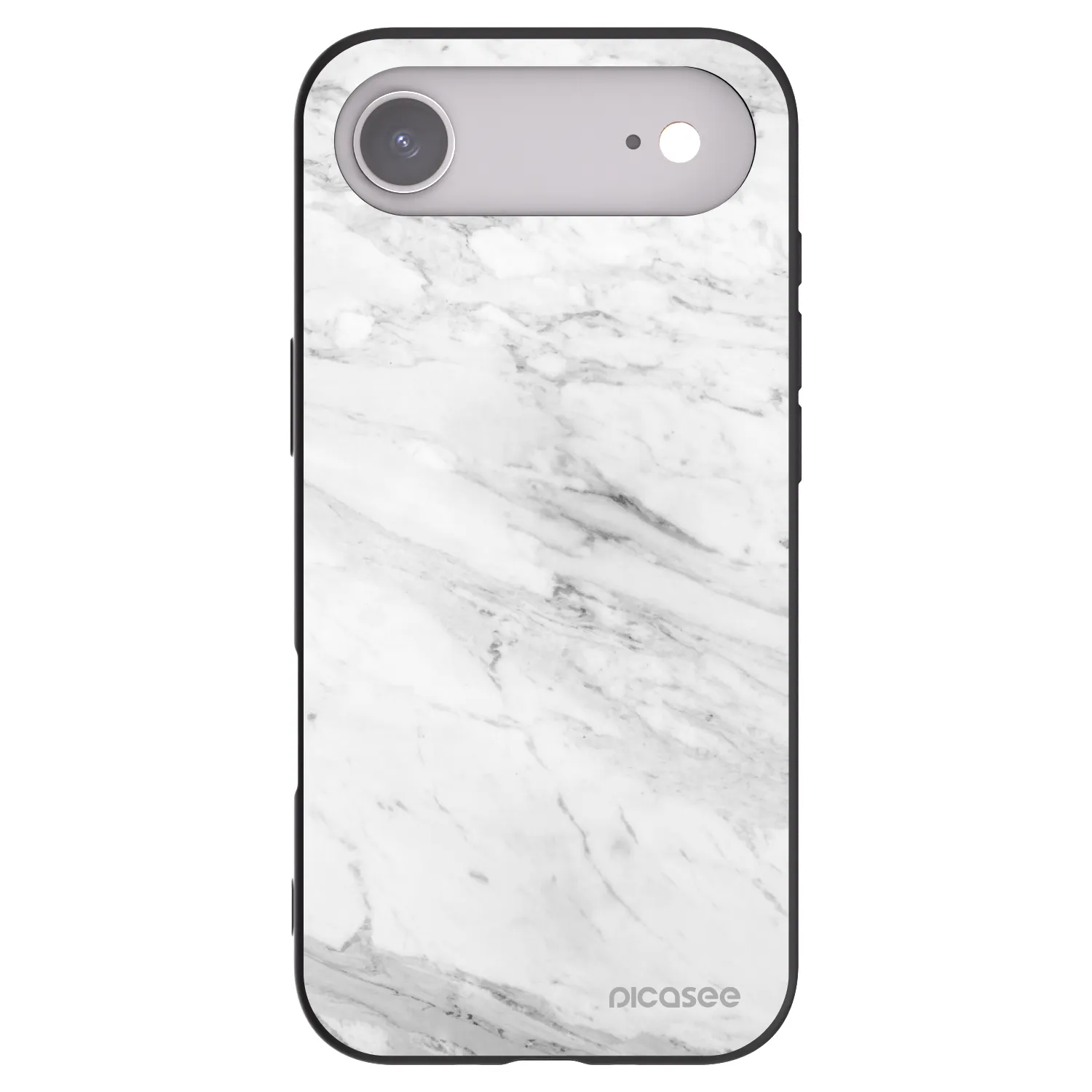 Picasee fekete szilikon tok az alábbi mobiltelefonokra Apple iPhone Air - White marble