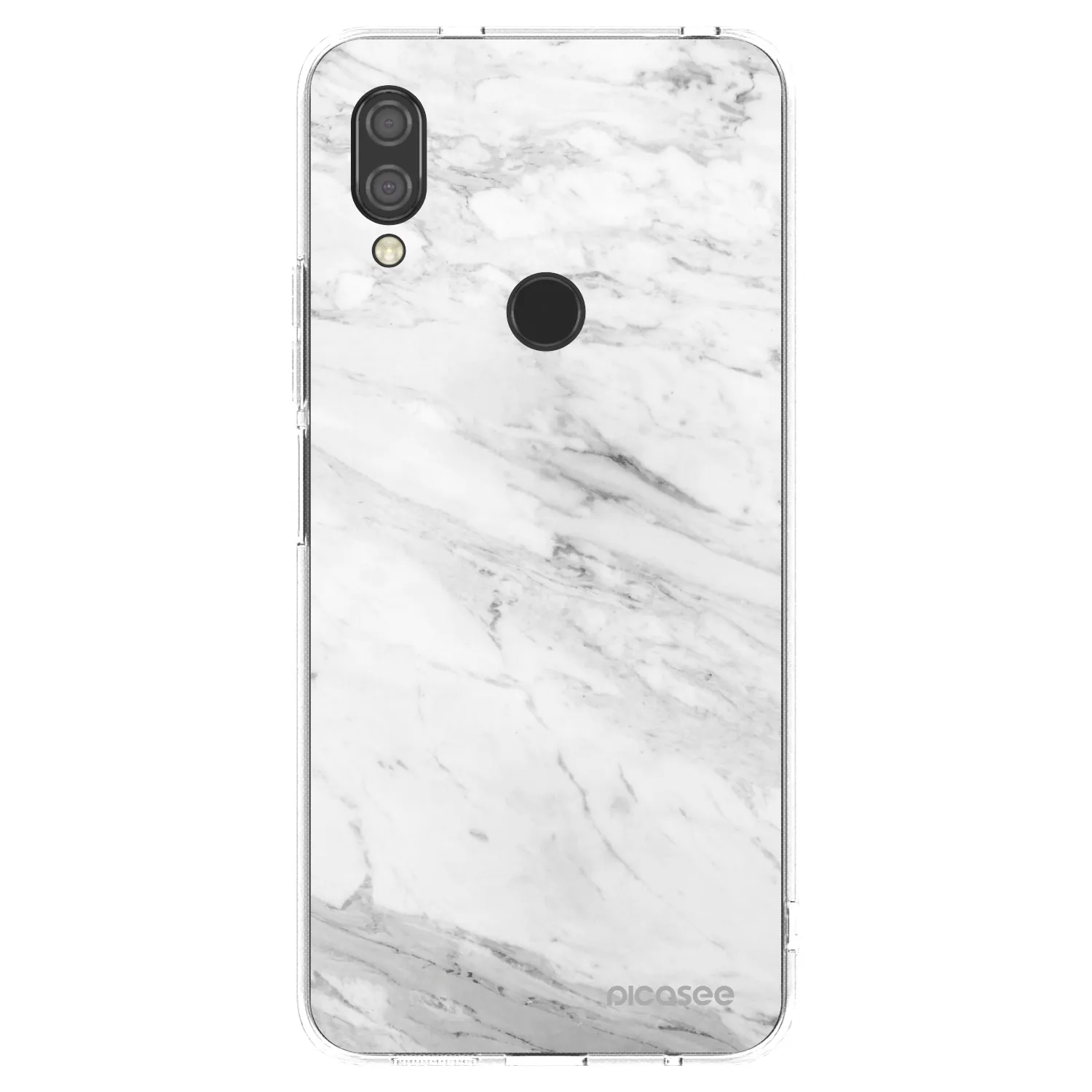 Picasee átlátszó szilikon tok az alábbi mobiltelefonokra Xiaomi Redmi 7 - White marble
